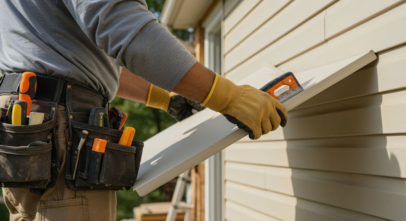 Installing Siding Panel